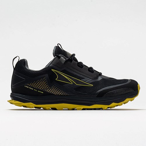 Black / Yellow Orthofeet Altra Lone Peak All-Weather Men's Trail Running Shoes | EXOQH7018