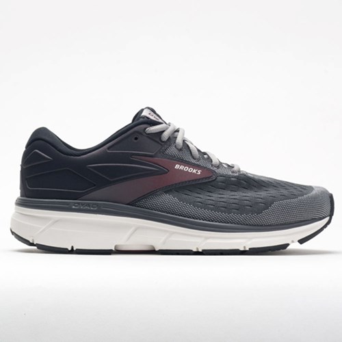 Blackened Pearl / Alloy / Red Orthofeet Brooks Dyad 11 Men's Running Shoes | BYIXF5832