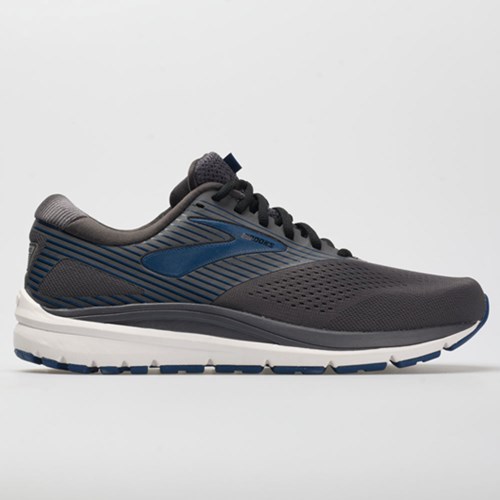 Blackened Pearl / Blue / Black Orthofeet Brooks Addiction 14 Men's Running Shoes | TZDQF9107