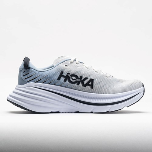 Blanc de Blanc / Blue Fog Orthofeet HOKA Bondi X Men's Running Shoes | RTJWK5064