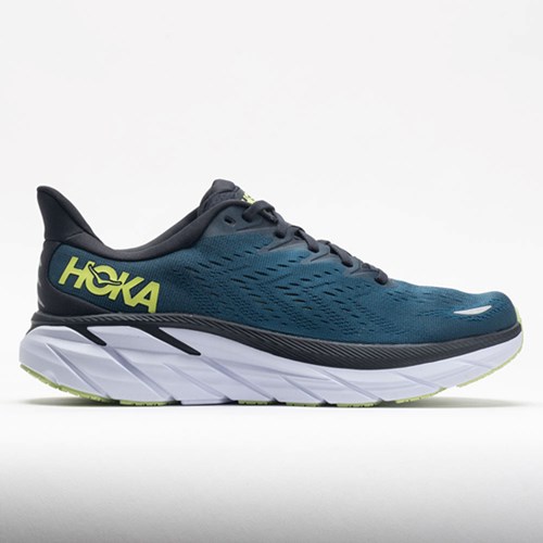 Blue Coral / Butterfly Orthofeet HOKA Clifton 8 Men's Running Shoes | JEIFC5713