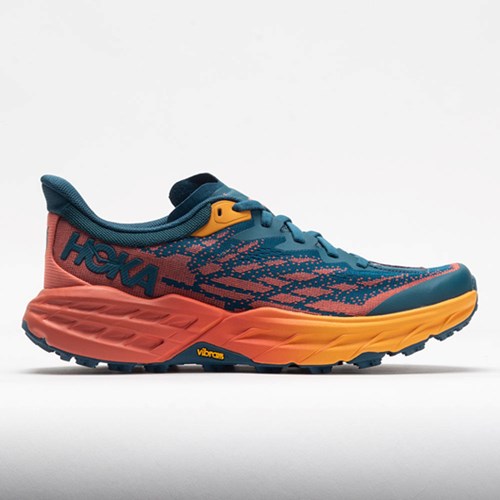 Blue Coral / Camellia Orthofeet HOKA Speedgoat 5 Women's Trail Running Shoes | ESDTI5037