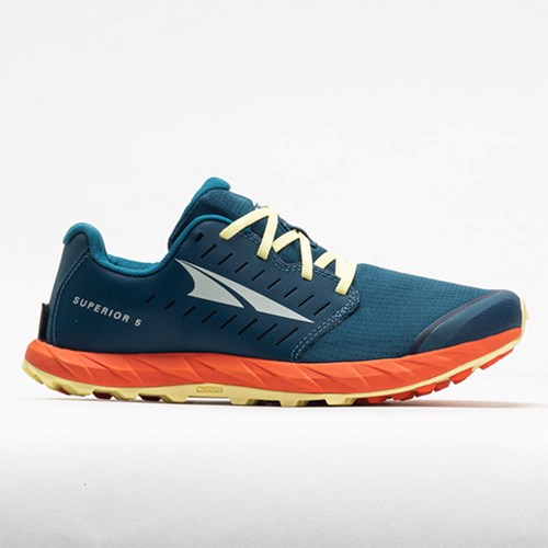 Blue / Orange Orthofeet Altra Superior 5 Men's Trail Running Shoes | MTINR5207