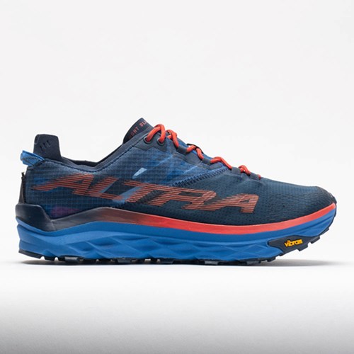 Blue / Red Orthofeet Altra Mont Blanc Men's Trail Running Shoes | RTNSM8650