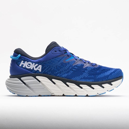 Bluing / Blue Graphite Orthofeet HOKA Gaviota 4 Men's Running Shoes | OWPRF3208