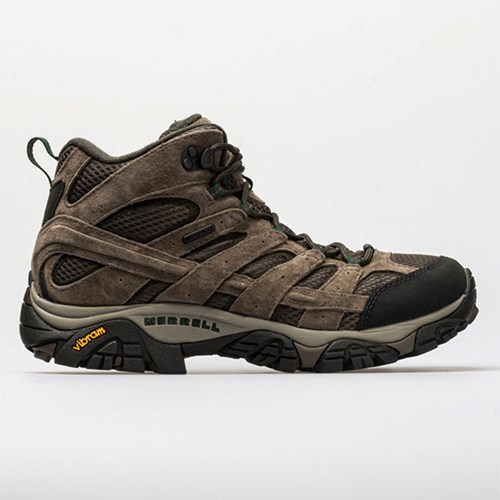 Boulder Orthofeet Merrell Moab 2 Mid Waterproof Men's Hiking Shoes | ICVJF6571