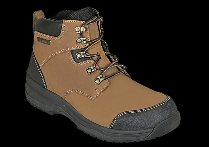 Camel Orthofeet Work Safety Composite Toe Men's Work Boots | TKIOE9517