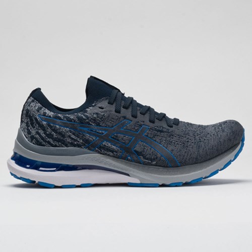 Carrier Gray / Electric Blue Orthofeet ASICS GEL-Kayano 28 MK Men's Running Shoes | YTUIL3165