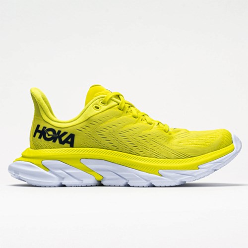 Citrus / White Orthofeet Hoka One One Clifton Edge Men's Running Shoes | BTDLP7234