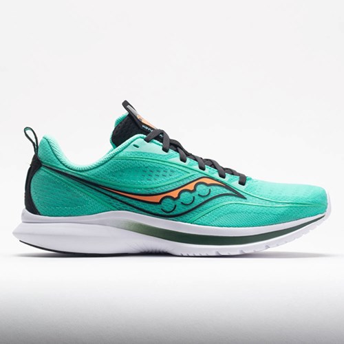 Cool Mint / Zest Orthofeet Saucony Kinvara 13 Men's Running Shoes | DAWRN6143