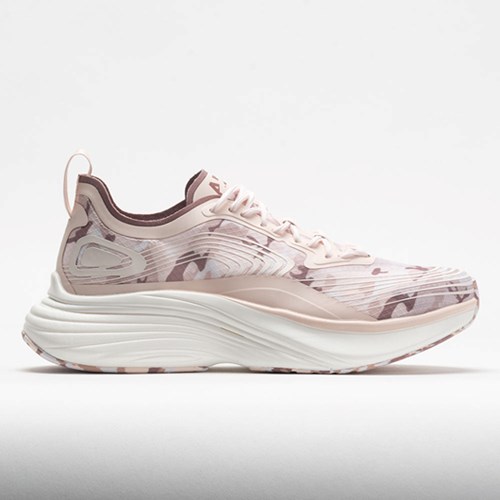 Creme / Beachwood / Camo Orthofeet APL Streamline Women's Running Shoes | SBUML4872