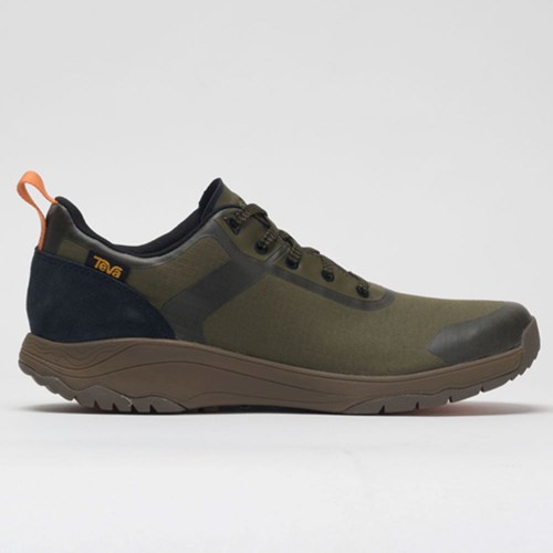 Dark Olive Orthofeet Teva Gateway Low Men's Hiking Shoes | QLJKM6180