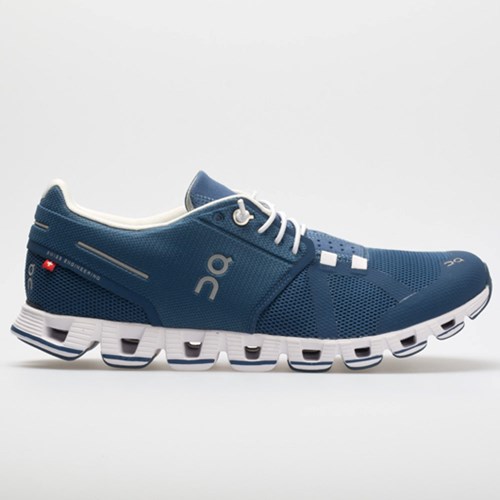 Denim / White Orthofeet On Cloud Women's Running Shoes | SLGHY8106