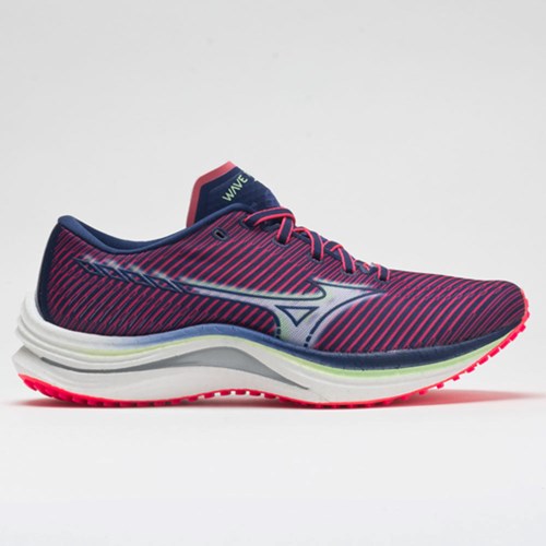 Diva Pink / Indigo White Orthofeet Mizuno Wave Rebellion Women's Running Shoes | DURQA6570