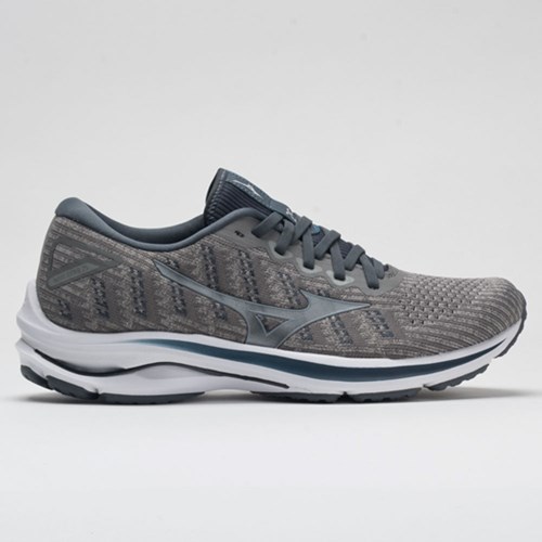 Drizzle / Antartica Orthofeet Mizuno Wave Rider 25 Waveknit Men's Running Shoes | TBLFH2307