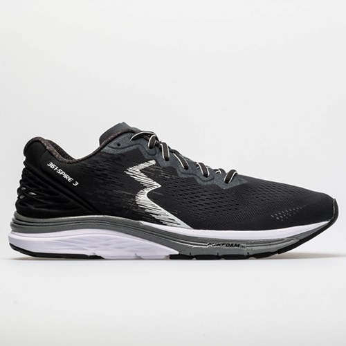 Ebony / Black Orthofeet 361 Spire 3 Men's Running Shoes | SJNLQ3580