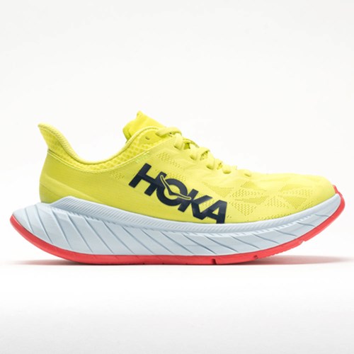 Evening Primrose / Fiesta Orthofeet Hoka One One Carbon X 2 Men's Running Shoes | IOPEK5017