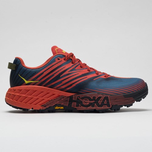 Fiesta / Provincial Blue Orthofeet Hoka One One Speedgoat 4 Men's Trail Running Shoes | VOZHA5162