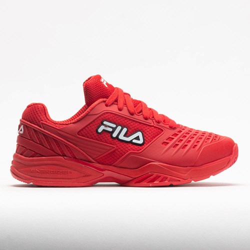 Flame Scarlet / White / Fila Navy Orthofeet Fila Axilus 2 Energized Women's Tennis Shoes | MADGC3267