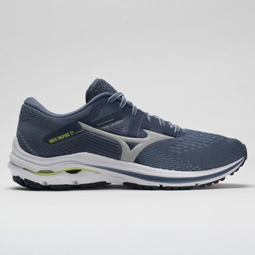 Folkstone Gray Orthofeet Mizuno Wave Inspire 17 Men's Running Shoes | VHQMO5469