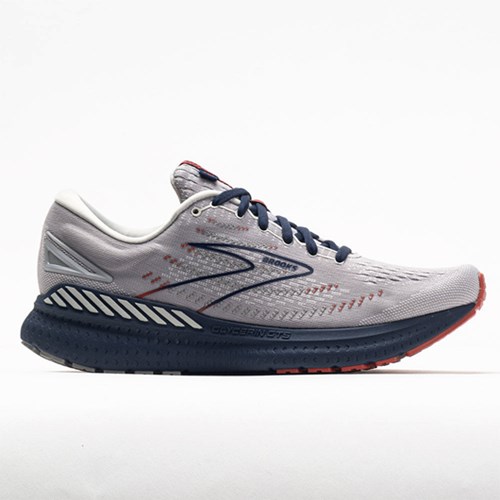 Gray / Alloy / Peacoat Orthofeet Brooks Glycerin GTS 19 Men's Running Shoes | ILUHO4293