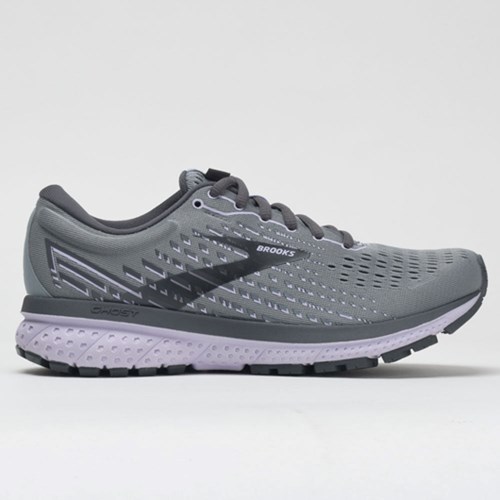 Gray / Blackened Pearl / Purple Orthofeet Brooks Ghost 13 Women's Running Shoes | STHPF6291