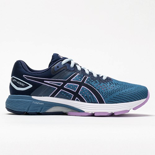 Gray Floss / Peacoat Orthofeet ASICS GT-4000 2 Women's Running Shoes | XMZED5126