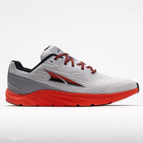 Gray / Orange Orthofeet Altra Rivera Men's Running Shoes | FLHNR4037