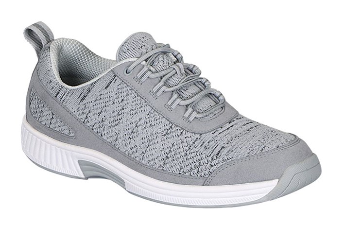 Gray Orthofeet Athletic Orthopedic Diabetic Men's Sneakers | ZTSHR6730