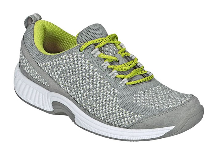 Gray Orthofeet Athletic Walking Orthopedic Women's Sneakers | PYOXZ7638