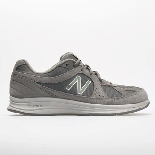 Gray Orthofeet New Balance 877 Men's Walking Shoes | MPZKF8753