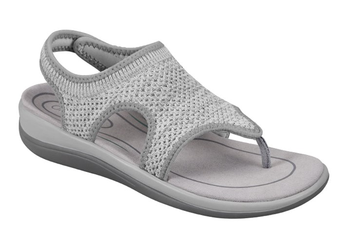 Gray Orthofeet Orthopedic Lyra Women's Sandals | LEZXU0437