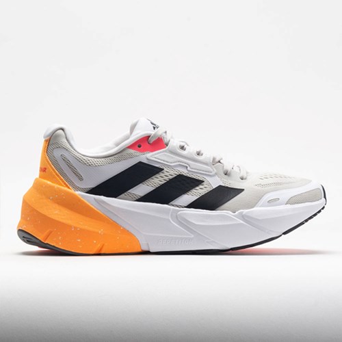 Grey / Carbon / Flash Orange Orthofeet adidas adiSTAR Men's Running Shoes | HEUYT3061