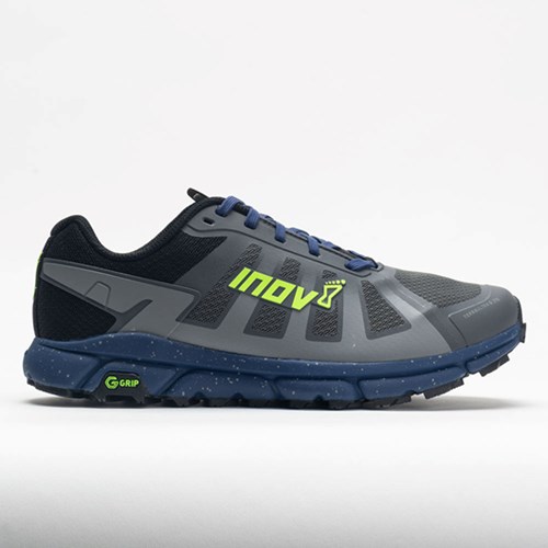 Grey / Navy / Green Orthofeet inov-8 Terraultra G 270 Men's Trail Running Shoes | EQAWL7463