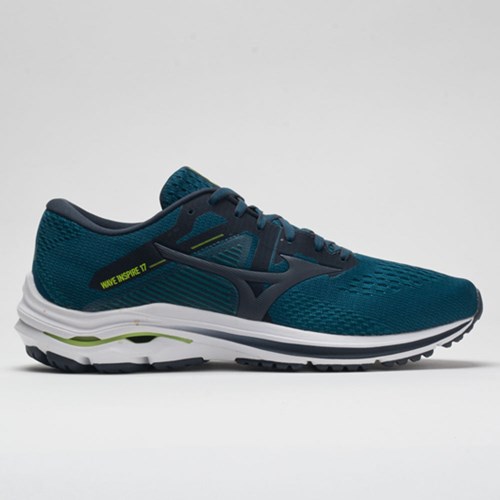 Harbor Blue / India Ink Orthofeet Mizuno Wave Inspire 17 Men's Running Shoes | FWBZN2834