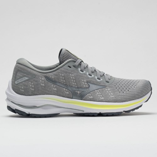 Harbor Mist / Silver Orthofeet Mizuno Wave Rider 25 Waveknit Women's Running Shoes | OCEQM0857