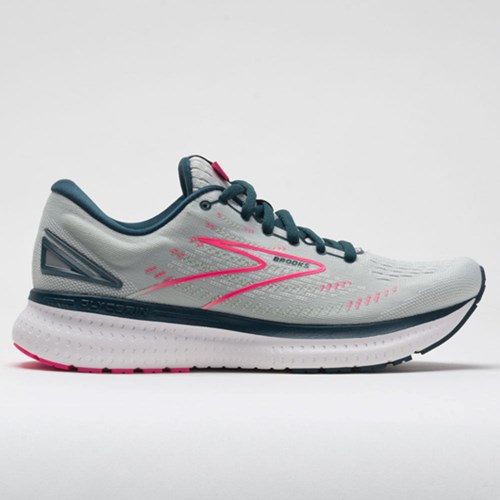 Ice Flow / Navy / Pink Orthofeet Brooks Glycerin 19 Women's Running Shoes | DHCRJ2610