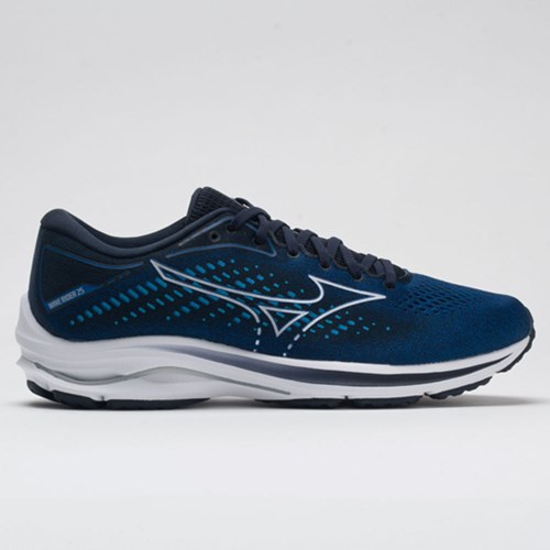 Imperial Blue Orthofeet Mizuno Wave Rider 25 Men's Running Shoes | HRFWL3687