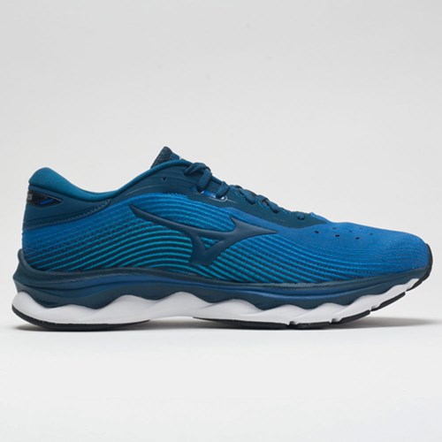 Imperial Blue Orthofeet Mizuno Wave Sky 5 Waveknit Men's Running Shoes | ASKZL5628