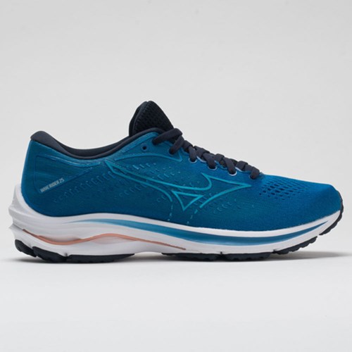 Imperial Blue / Vivid Blue Orthofeet Mizuno Wave Rider 25 Women's Running Shoes | PBZAI7685