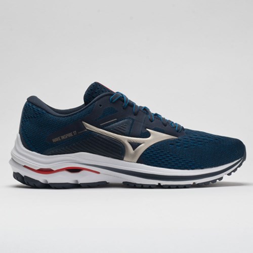 India / Ink Orthofeet Mizuno Wave Inspire 17 Men's Running Shoes | EQUYM8493