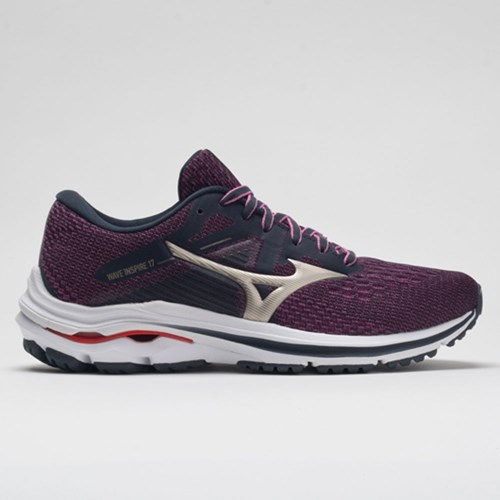 India Ink Orthofeet Mizuno Wave Inspire 17 Women's Running Shoes | VTPKQ8453