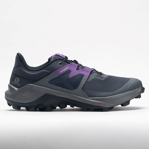 India Ink / Quiet Shade / Royal Lilac Orthofeet Salomon Wildcross 2 Women's Trail Running Shoes | YPAWV4928