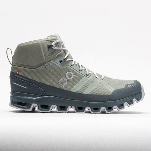 Kelp / Lead Orthofeet On Cloudrock Waterproof Men's Hiking Shoes | ABUHY4935