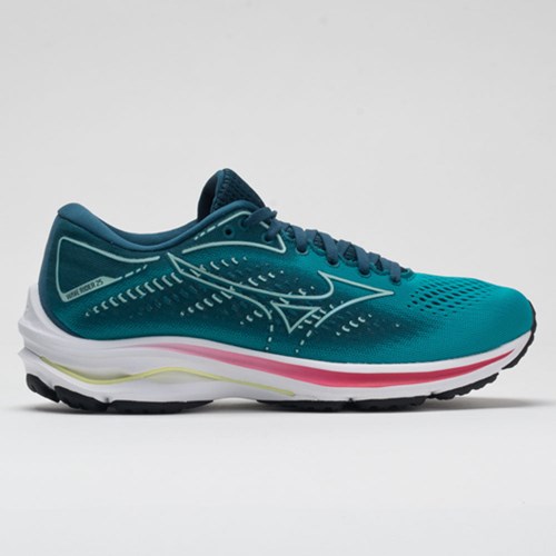 Lake Blue / Clearwater Orthofeet Mizuno Wave Rider 25 Women's Running Shoes | HNZCI1432