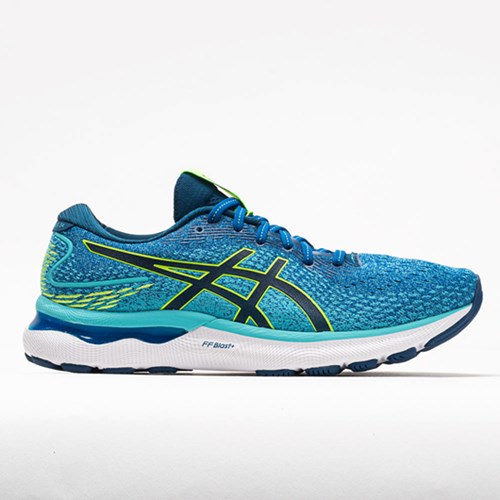 Lake Drive / Hazard Green Orthofeet ASICS GEL-Nimbus 24 Men's Running Shoes | YVLZB6092