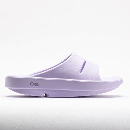 Lavender Orthofeet OOFOS OOahh Women's Slide Sandals | COPRU3802