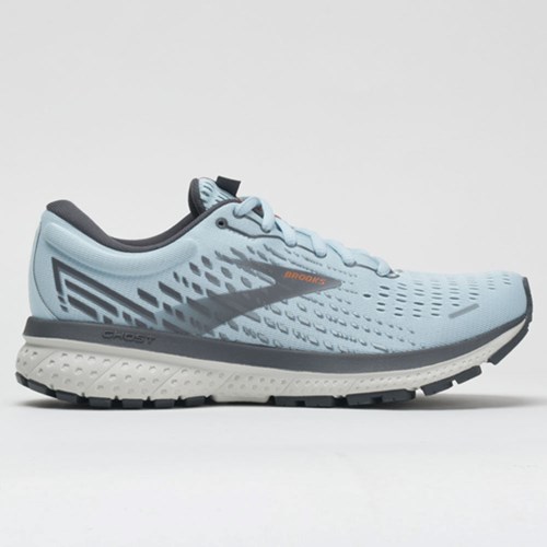 Light Blue / Blackened Pearl / White Orthofeet Brooks Ghost 13 Women's Running Shoes | IOMKB2358