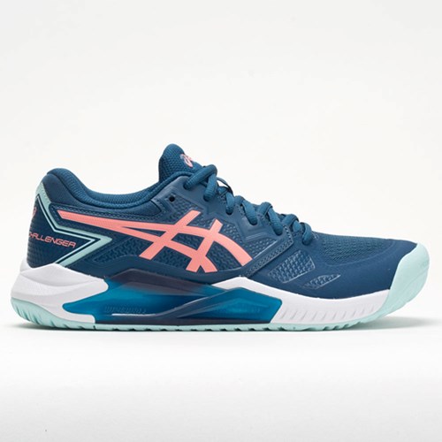 Light Indigo / Guava Orthofeet ASICS GEL-Challenger 13 Women's Tennis Shoes | PEOYB2945