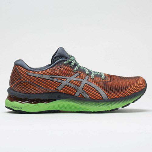 Lite-Show Carrier Gray / Pure Silver Orthofeet ASICS GEL-Nimbus 23 Men's Running Shoes | TRSKO7152